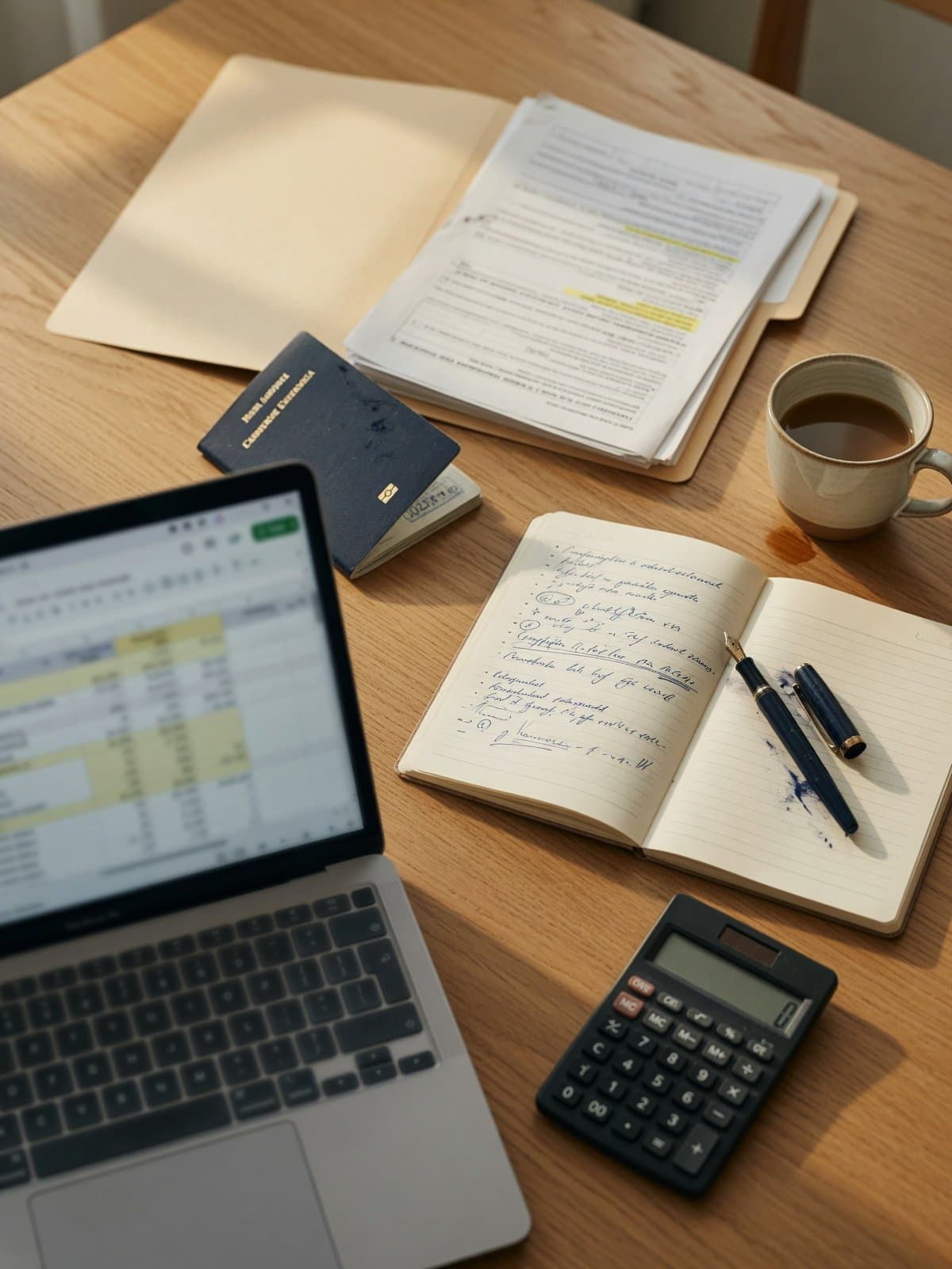Bureau de préparation d'un dossier